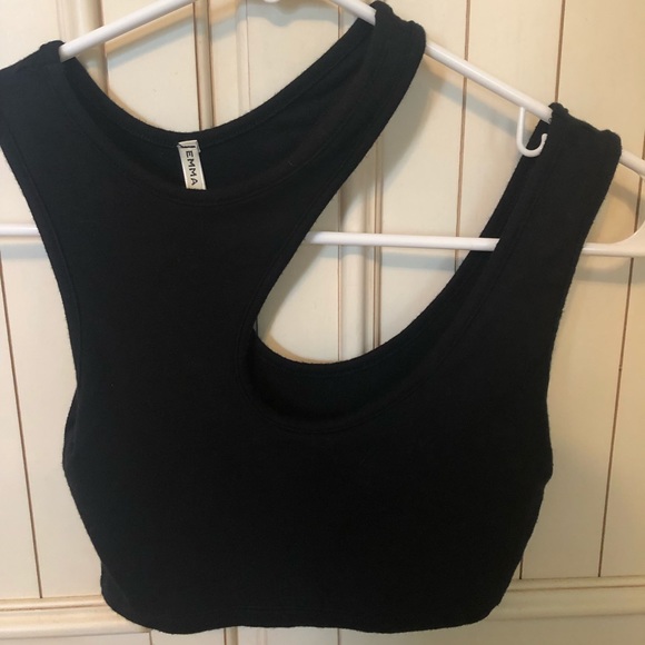 Emma & Sam Tops - LF Emma and Sam black cutout crop top size S Emma & Sam Tops - LF Emma and Sam black cutout crop top size S